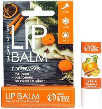 Фото Colour Intense бальзам для губ Lip Balm Мандарин і кориця 5 г