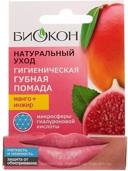 Фото Біокон гігієнічна помада Манго і інжир 4.6 г