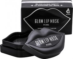 Фото BeauuGreen маска-патч для губ Glam Lip Hydrogel Black Pearl з екстрактом перлів 20x 3 г