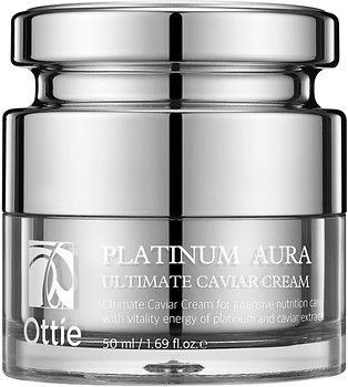 Фото Ottie антивіковий поживний крем Розкіш Платини Platinum Aura Ultimate Caviar 50 мл
