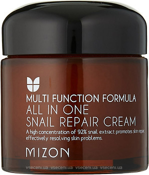 Фото Mizon відновлюючий равликовий крем All in One Snail Repair Cream 75 мл