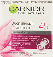 Фото Garnier крем для лица Skin Naturals Активный Лифтинг 45+ дневной уход 50 мл