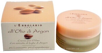 Фото L'Erbolario крем для лица Омолаживающий с маслом аргании All'Olio di Argan 50 мл