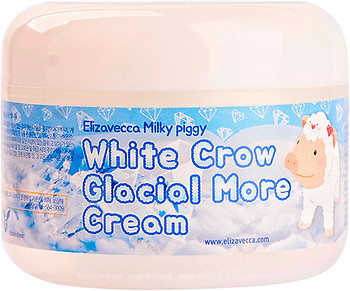 Фото Elizavecca повітряний крем для обличчя Milky Piggy White Crow Glacial More Cream 100 мл