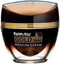 Фото FarmStay крем з золотом і муцином равлика Gold Snail Premium Cream 50 мл