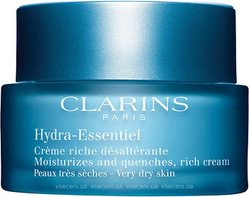 Фото Clarins зволожуючий крем для дуже сухої шкіри Hydra-Essentiel Rich Cream-Very Dry Skin 50 мл