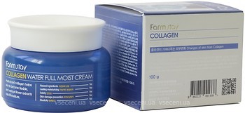 Фото FarmStay зволожуючий крем з колагеном Collagen Water Full Moist Cream100 мл