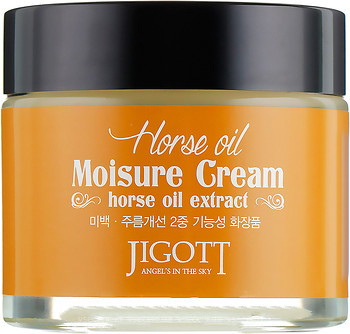 Фото Jigott зволожуючий крем з кінським маслом Horse Oil Moisture Cream 70 мл