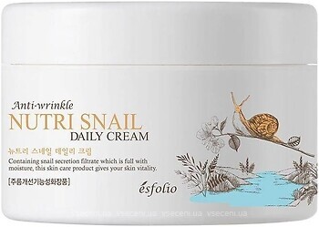 Фото Esfolio равликовий поживний крем Nutri Snail Daily Cream 200 мл