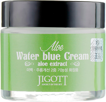 Фото Jigott заспокійливий крем з екстрактом алое Aloe Water Blue Cream 70 мл
