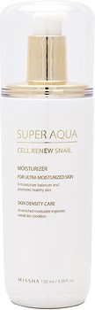Фото Missha есенція для обличчя Super Aqua Cell Renew Snail Essential Moisturizer 130 мл