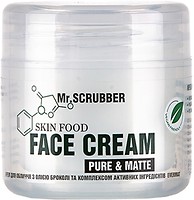 Фото Mr.Scrubber крем для обличчя Skin Food Pure & Matte 50 г