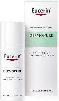 Фото Eucerin крем для обличчя заспокійливий DermoPure Adjunctive Soothing Cream 50 мл