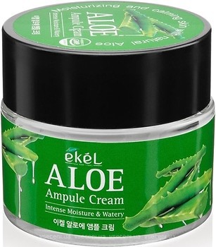 Фото Ekel крем для обличчя зволожуючий Aloe Ampule Cream 70 мл