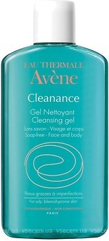 Фото Avene гель для обличчя і тіла поживний Cleanance Cleansing Gel 200 мл
