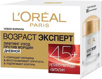 Фото L'Oreal Paris крем против морщин Triple Active Day 45+ Возраст эксперт дневной 50 мл