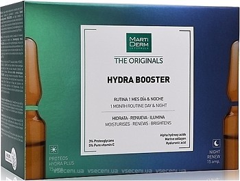 Фото MartiDerm концентрат для обличчя The Originals Hydra Booster 30 x 2 мл