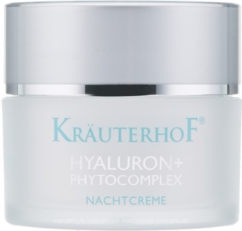 Фото Krauterhof крем для обличчя нічний Hyaluron Plus Phytocomplex Night Cream 50 мл
