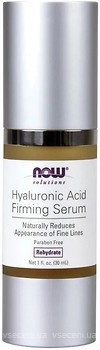 Фото Now Foods сыворотка для лица Hyaluronic Acid Firming Serum 30 мл