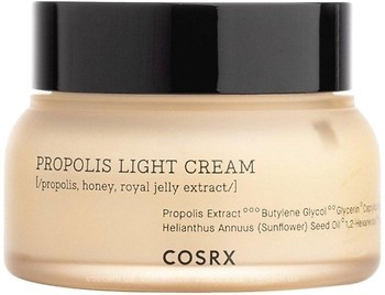 Фото COSRX крем для обличчя з екстрактом прополісу Propolis Light Cream 65 мл