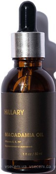 Фото Hillary олія для обличчя Cold-Pressed Macadamia Oil 30 мл