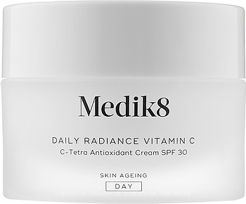 Фото Medik8 крем для обличчя денний Daily Radiance Vitamin C C-Tetra Antioxidant Cream SPF 30 50 мл