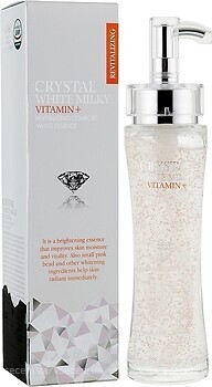 Фото 3W Clinic есенція для обличчя з молочним протеїном Crystal White Milky Essence Vitamin+ 150 мл