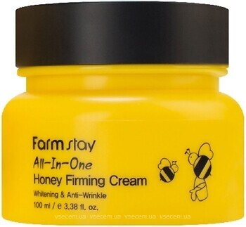 Фото FarmStay крем для обличчя з екстрактом меду All-In-One Honey Firming Cream 100 мл