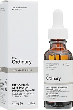 Фото The Ordinary олія для обличчя 100% Organic Cold-Pressed Moroccan Argan Oil 30 мл