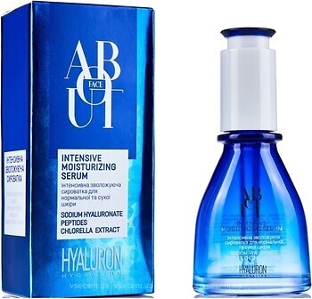 Фото ABOUT face сироватка для обличчя Hyaluron Hydration Intensive Moisturizing Serum 30 мл