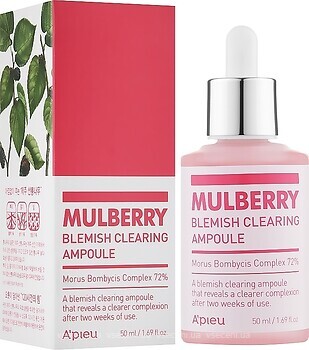 Фото A'pieu эссенция для лица Mulberry Blemish Clearing Ampoule 50 мл