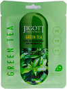 Фото Jigott Green Tea Real Ampoule Mask ампульна маска Зелений чай 27 мл