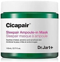 Фото Dr. Jart+ маска для лица Cicapair Sleepair Ampoule-in Mask восстанавливающая с центеллой азиатской 110 мл