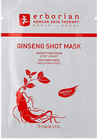 Фото Erborian Ginseng Infusion Mask відновлююча тканинна маска для обличчя з женьшенем 15 г