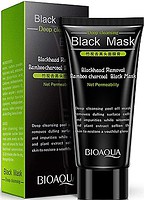 Фото Bioaqua Black Mask Blackhead Removal Bamboo Charcoal маска для обличчя 60 г
