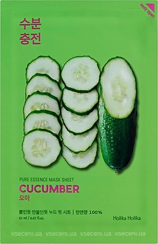 Фото Holika Holika Pure Essence Mask Sheet маска тканинна Cucumber