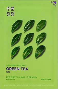 Фото Holika Holika Pure Essence Mask Sheet маска тканинна Green Tea