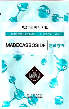 Фото Etude House 0.2 Therapy Air Mask No.Madecassoside маска тканинна для обличчя Мадекасосид 20 мл