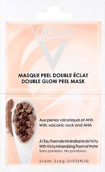 Фото Vichy маска-пілінг Double Glow Peel Mask для сяйва шкіри 2x 6 мл