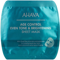 Фото Ahava Age Control Even Tone & Brightening Sheet Mask освітлююча омолоджуюча тканинна маска