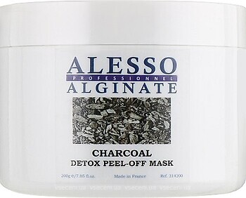 Фото Alesso Professionnel Charcoal Detox Peel-Off Mask очищающая маска для лица для стрессовой кожи 200 г