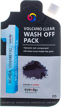 Фото Eyenlip Volcano Clear Wash Off Pack очищаюча маска з вулканічним попелом 20 г