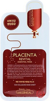 Фото Mediheal Placenta Revital Essential Mask підтягуюча тканинна маска для обличчя 24 мл