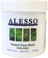 Фото Alesso Professionnel Instant Face Mask протизапальна розчинна маска Свіжі трави 200 г