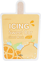 Фото A'pieu Icing Sweet Bar Sheet Mask Hanrabong тканинна маска Мороженко з мандарином і екстрактом юдзу 21 г