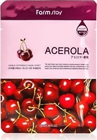 Фото FarmStay Visible Difference Mask Sheet Acerola тканинна маска 25 г