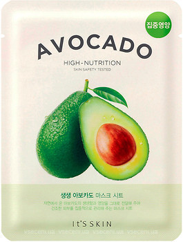 Фото It's Skin The Fresh Mask Sheet Avocado тканинна маска 18 г