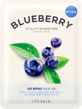 Фото It's Skin The Fresh Mask Sheet Blueberry тканинна маска 18 г