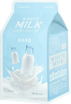 Фото A'pieu Hydrating White Milk One-Pack тканинна маска для обличчя 21 г