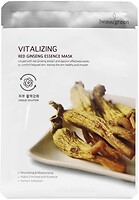 Фото BeauuGreen Vitalizing Red Ginseng Essence Mask тканевая маска для лица с экстрактом красного женьшеня 23 мл